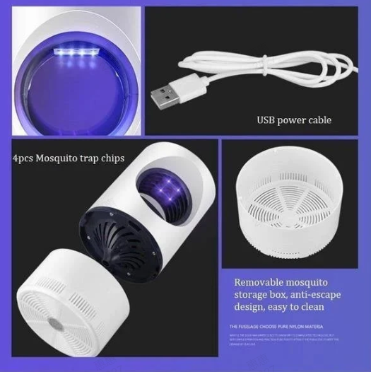 Mosquito and Fly Killer Trap - UV Light Bug Zapper for Home & Outdoor