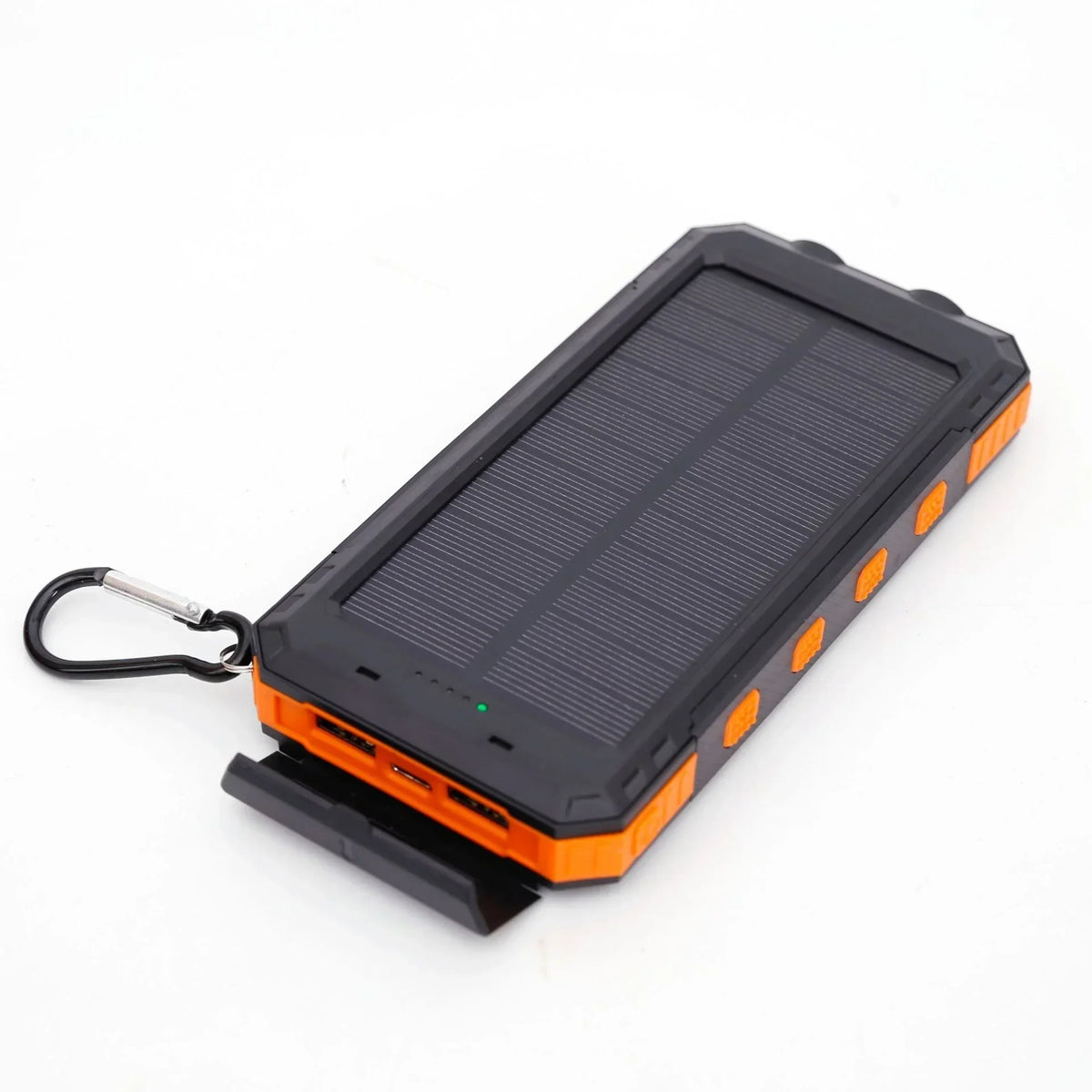 Latest 20000mAh Solar Power Bank Portable Large Capacity Charger Compatible with IOS Android USB output Fast Charging ourdoor