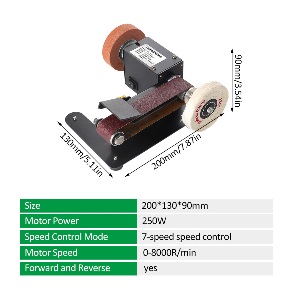 Electric Belt Sander - High-Powered, Cordless Sanding Tool for Woodworking and DIY Projects