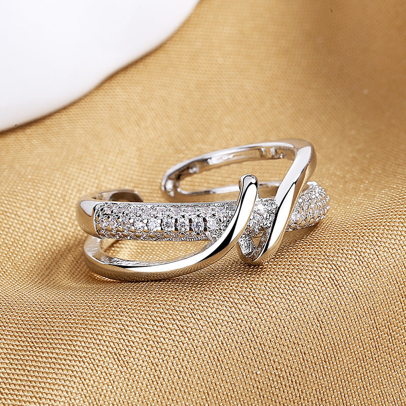 Personalised Geometric Adjustable Ring