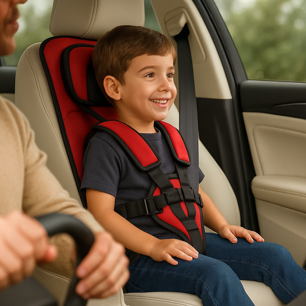 Travel Car Seat Toddler Portable Booster Foldable Child Car Seat Compact
