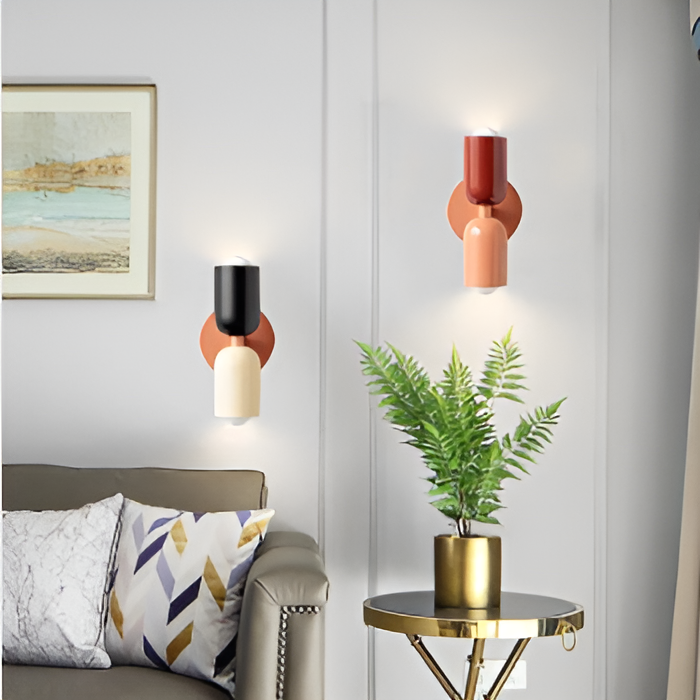 Cordless Colorful Retro LED Table Lamp – USB Rechargeable