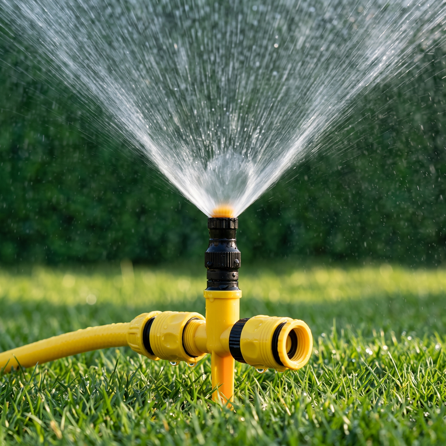 360° Rotation Auto Irrigation System Garden Lawn Sprinkler Patio,Coverage Diameter 65ft