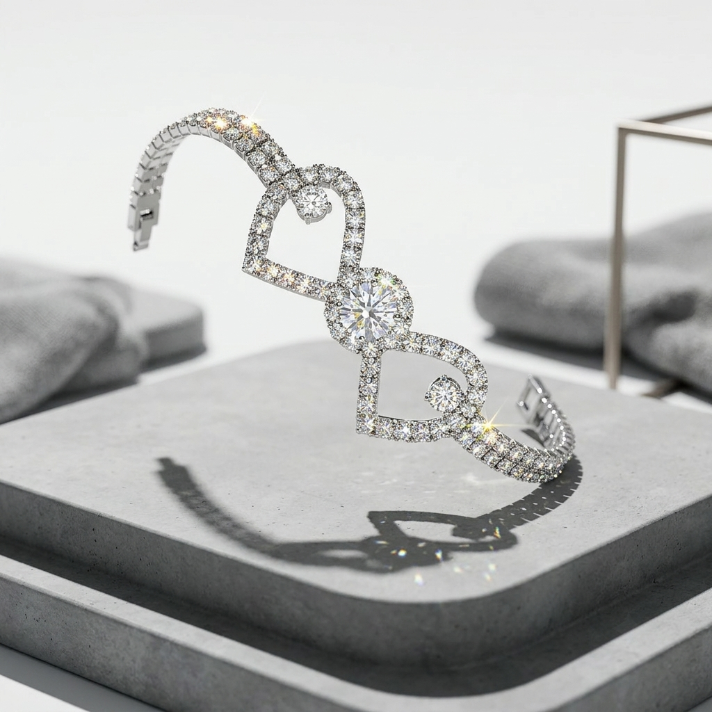 Heart X Heart Ankle Bracelet