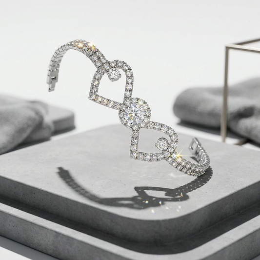 Heart X Heart Ankle Bracelet