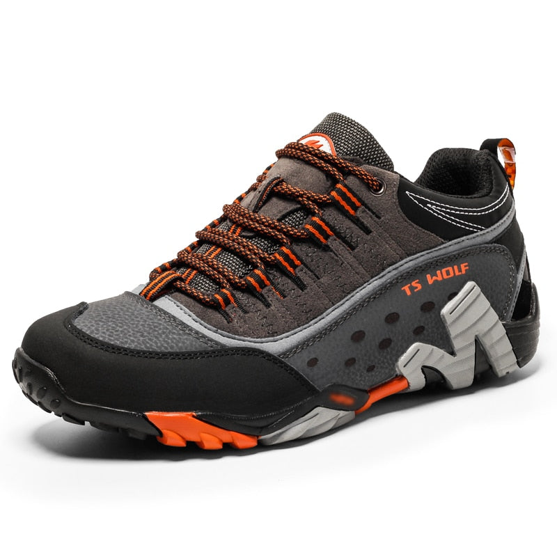 Ultimate Waterproof Hiking Shoes: Genuine Leather, Tactical Mountain Boots for Outdoor Adventurers