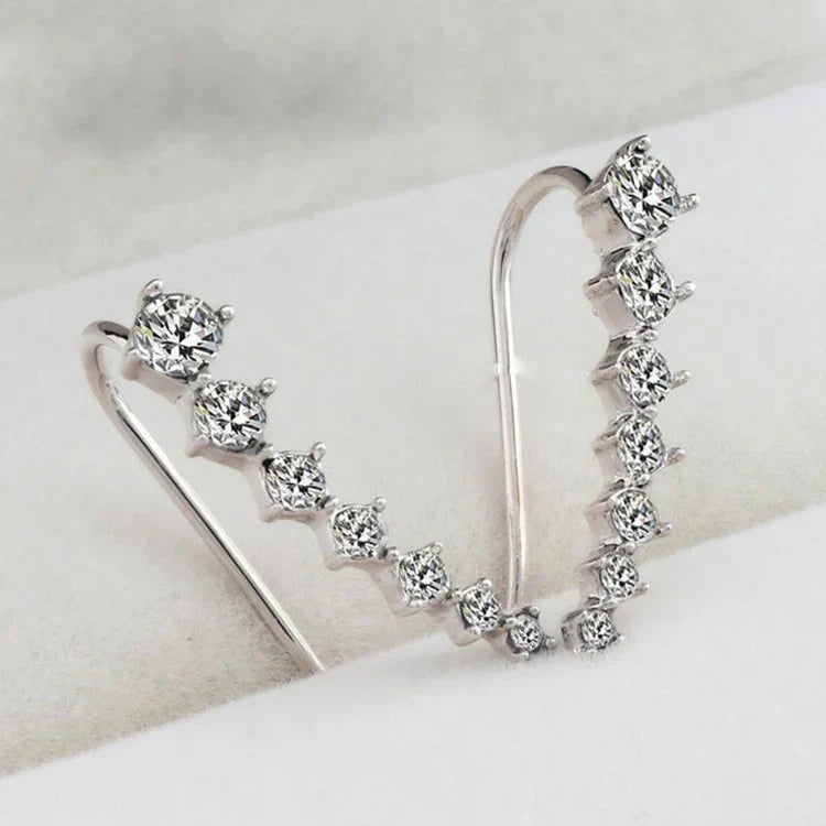 Seven-Star Diamond Stud Earrings
