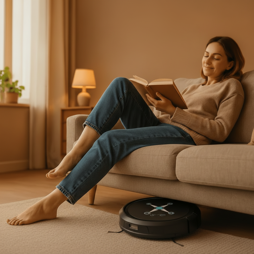 Cleanbot – Smart Robot Vacuum and Mop for Effortless Floor Cleaning
