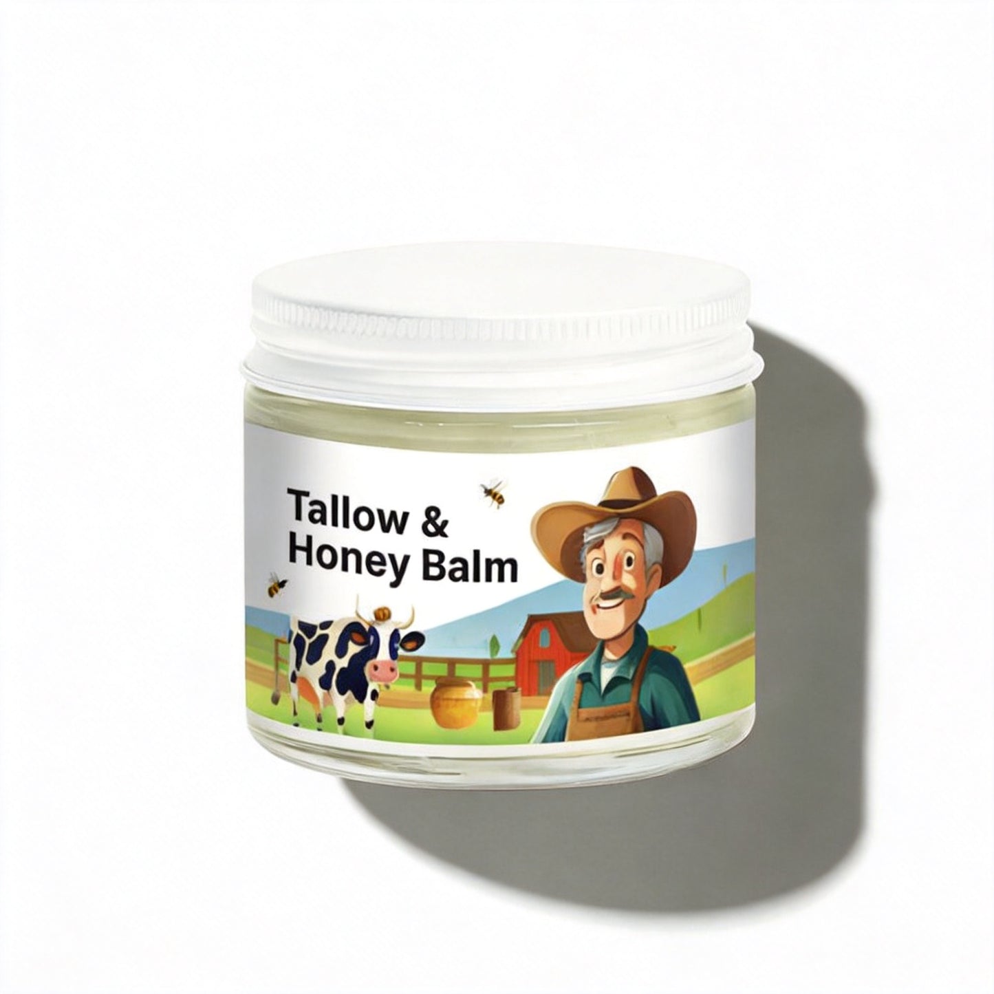 Tallow Honey Balm – Natural Moisturizer with Organic Honey & Grass-Fed Tallow for Dry Skin