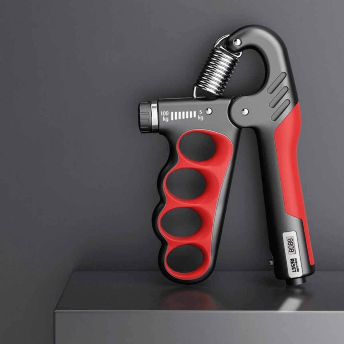 FLEXCOUNT – Adjustable Grip Strengthener with Digital Counter for Daily Training