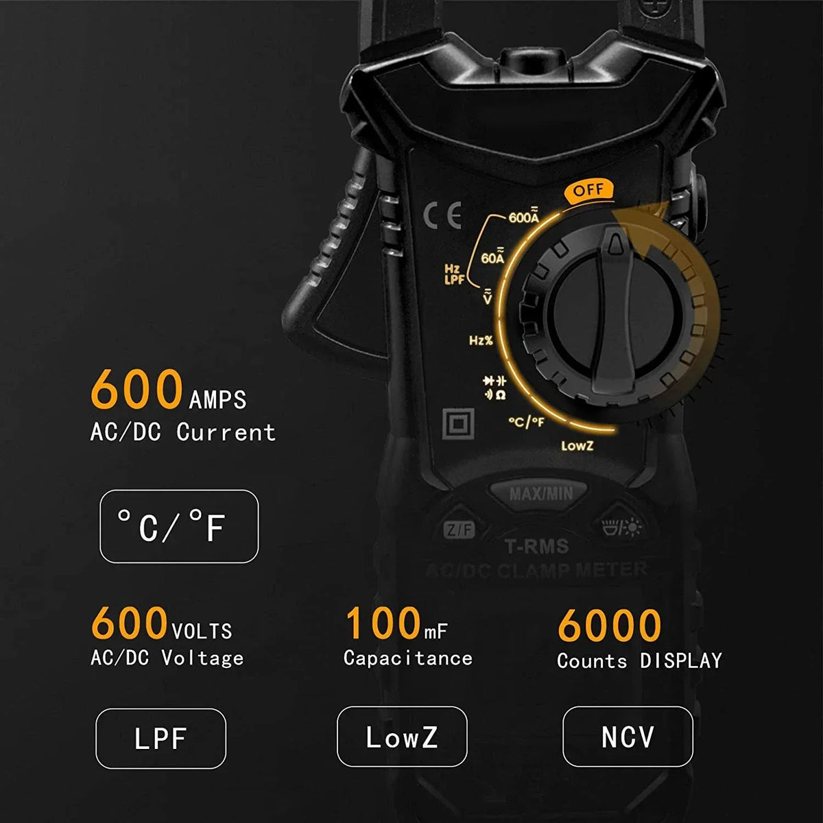 RD206D AC/DC Digital Clamp Meter