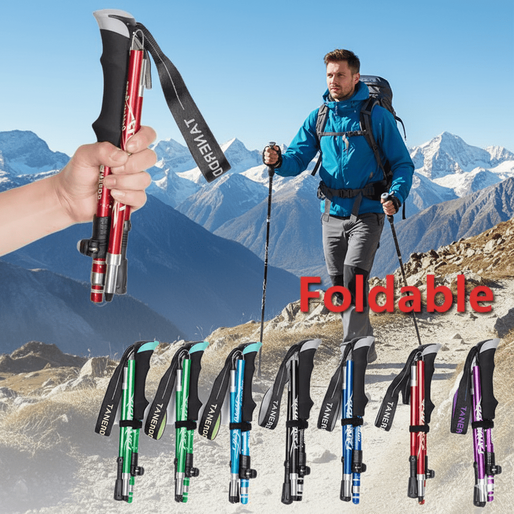 TREKLIGHT POLES – Ultralight Folding Trekking Poles for Hiking & Camping
