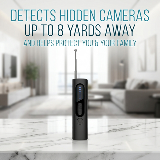 Military Grade Hidden Camera Detector with RF and GPS Tracking
